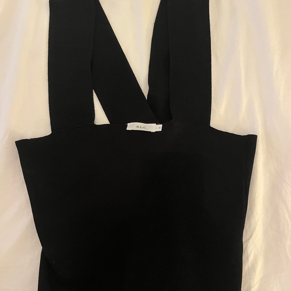 A.L.C. Black Knit Top